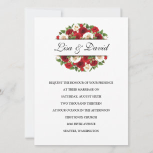 Invitación a la boda Rosa