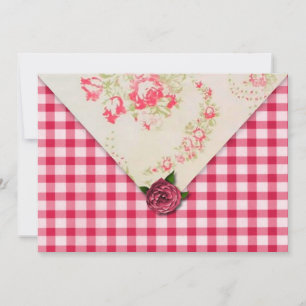 Invitación a la boda Rosa de moda