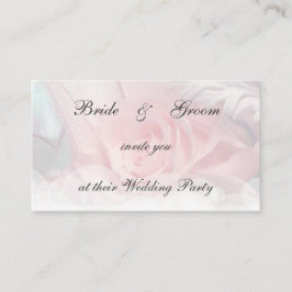 Invitación a la boda rosa suave