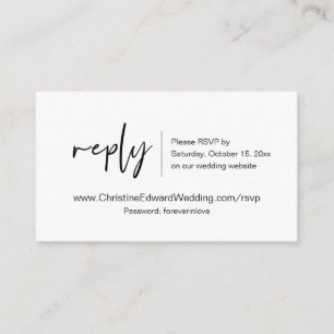 Invitación a la boda RSVP en línea, tarjeta temáti