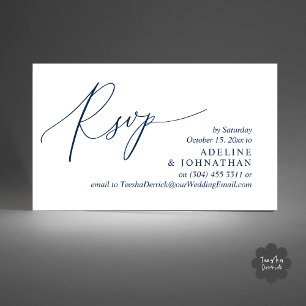 Invitación a la boda RSVP, recordatorio romántico 