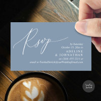 Invitación a la boda RSVP, recordatorio romántico 