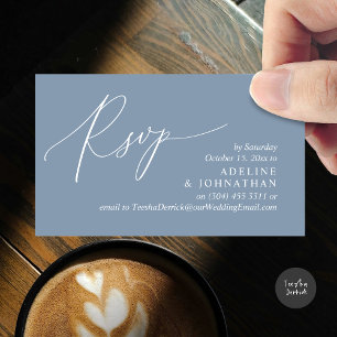 Invitación a la boda RSVP, recordatorio romántico