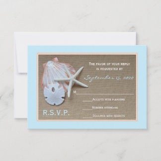 Invitación a la boda RSVP sobre el tema de la play