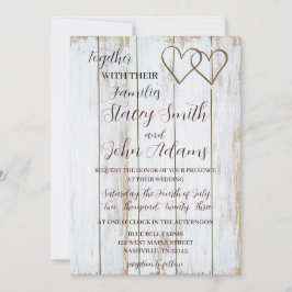Invitación a la boda rusa blanca