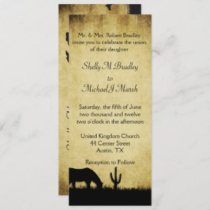 Invitación a la boda rusa occidental