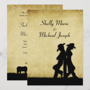 Invitación a la boda rusa occidental