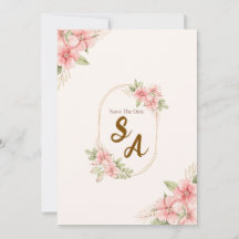 Invitación a la boda rústica