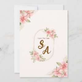 Invitación a la boda rústica