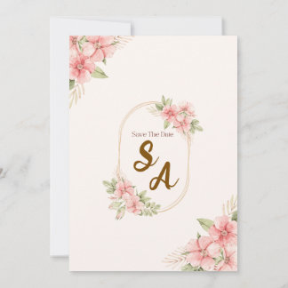 Invitación a la boda rústica