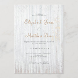 Invitación a la boda rústica de Bodas forestales