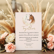 Invitación a la boda rústica de Boho Country