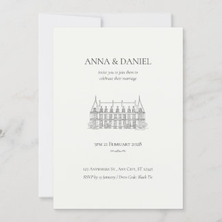 Invitación a la boda rústica de Boho Greenery