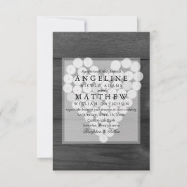 Invitación a la boda rústica de casamiento de viña