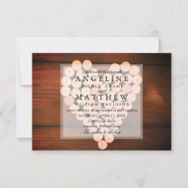 Invitación a la boda rústica de casamiento de viña