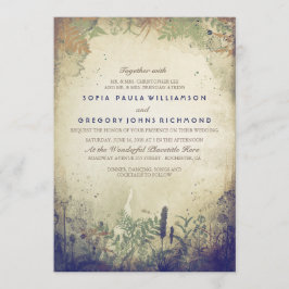 Invitación a la boda rústica de la Marina en Woodl