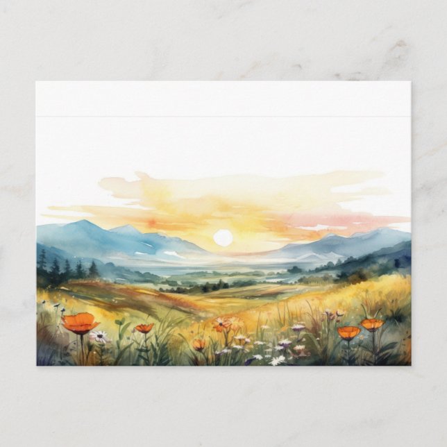 Invitación a la boda rústica de los bosques de mon (Anverso)