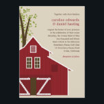 Invitación a la boda rústica de los graneros<br><div class="desc">Esta exclusiva,  moderna y romántica colección de bodas Rustic Barn de Berry Berry Sweet le ayudará a sacar del fabuloso boda de granero con el que siempre has soñado. Diseño © berryberrysweet.com</div>