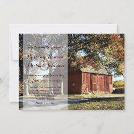 Invitación a la boda rústica entre el campo y los 