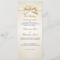 Invitación a la boda S4 para bandas de oro de cint