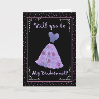 Invitación a la boda - ¿Serás Mi dama de honor?
