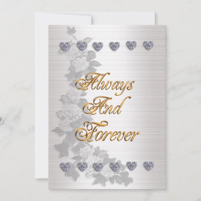Invitación a la boda siempre y para siempre (Anverso)