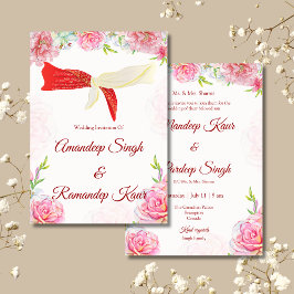 Invitación a la boda sikh en India