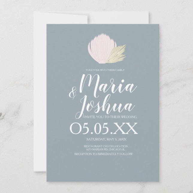 Invitación a la boda silenciada de las pasarelas d (Anverso)