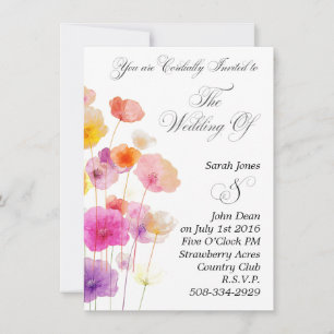 Invitación a la boda simple
