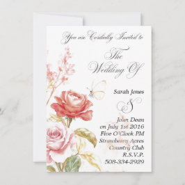 Invitación a la boda simple