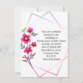 Invitación a la boda simple