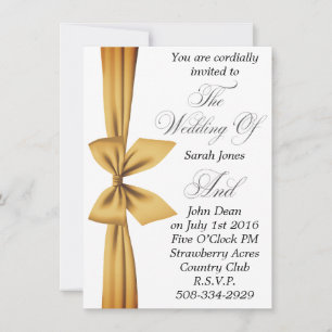 Invitación a la boda simple