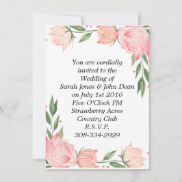 Invitación a la boda simple