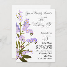 Invitación a la boda simple