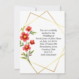 Invitación a la boda simple