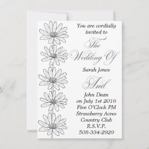 Invitación a la boda simple