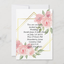 Invitación a la boda simple