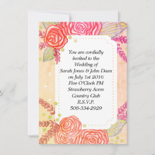 Invitación a la boda simple