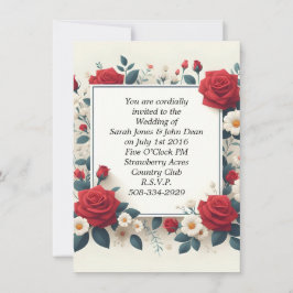 Invitación a la boda simple