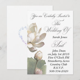 Invitación a la boda simple