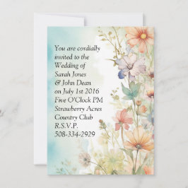 Invitación a la boda simple