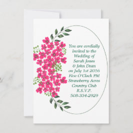 Invitación a la boda simple