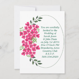 Invitación a la boda simple
