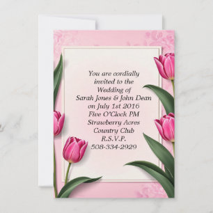 Invitación a la boda simple