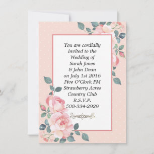 Invitación a la boda simple