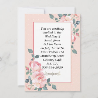 Invitación a la boda simple