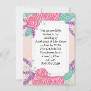 Invitación a la boda simple