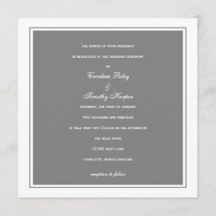Invitación a la boda Simplicidad gr