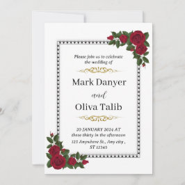 Invitación a la boda | Sin tiempo y Personalizable