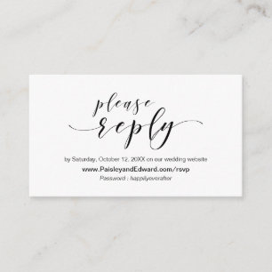 Invitación a la boda, sitio web de RSVP en línea
